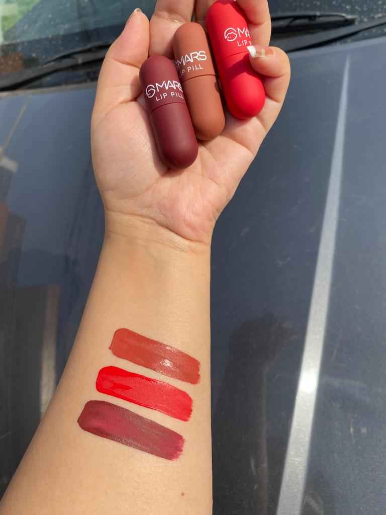 Capsule lipstick matte lipstick set of 3 